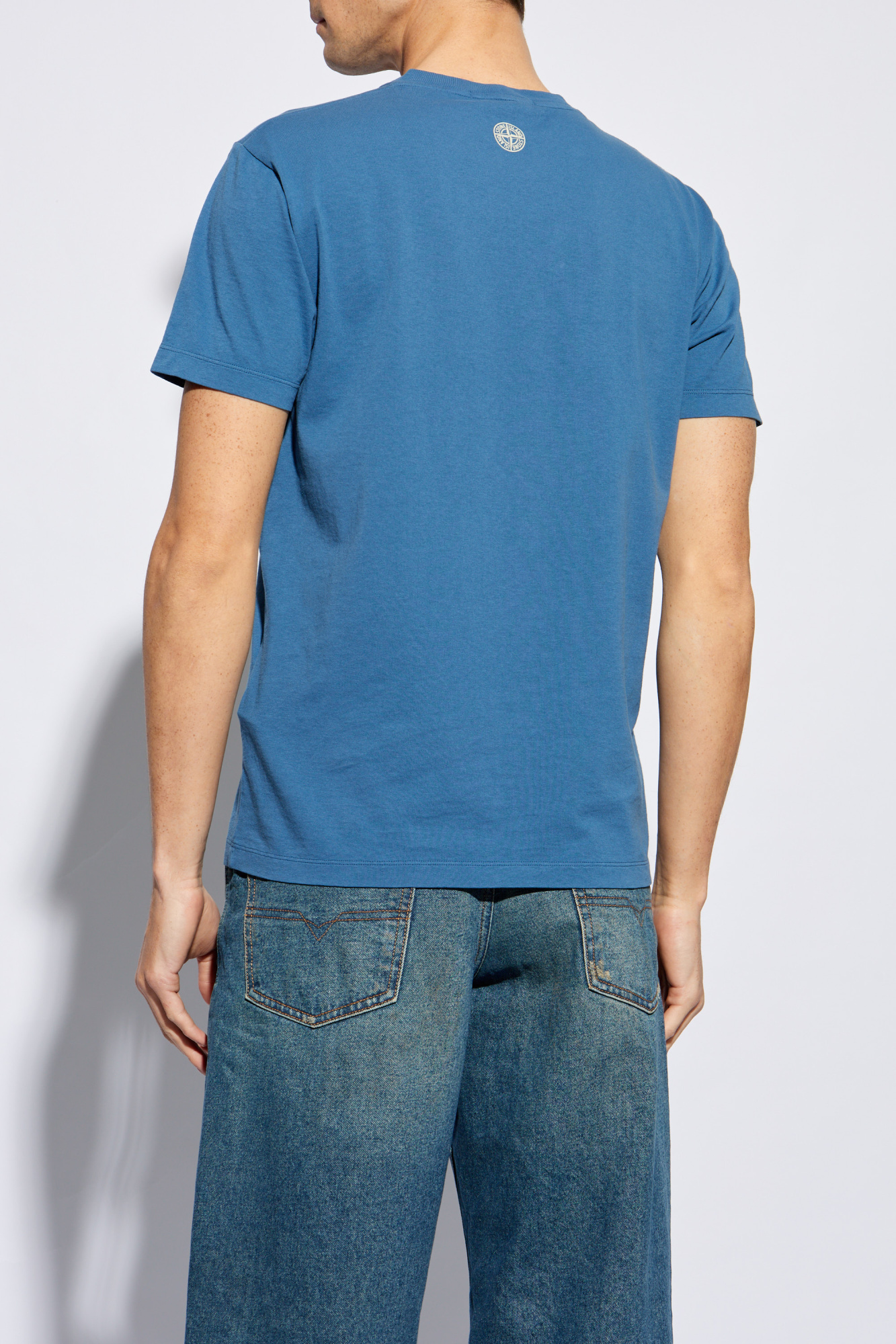 Etavirp Mini Logo Tee Ash × Blue エタバープ Evo X T-shirt | Black Fox Apparel